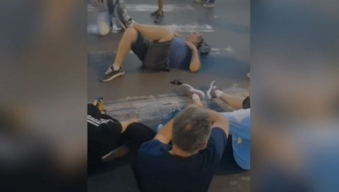 DA LI JE OVO BORBA ZA BOLJU SRBIJU? Blokaderi pijani i polugoli bauljaju ulicama Beograda i maltretiraju građane (VIDEO)