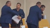 SVINJO JEDNA, MAJMUNE DEBELI Vukanović opet pravio haos, reagovalo obezbeđenje (VIDEO)