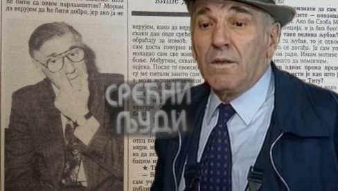 NIJE LI NASLOV SREĆNI LJUDI CINIČAN? Bata je 93 odlučno rekao da NIJE - kako je odgovor objasnio