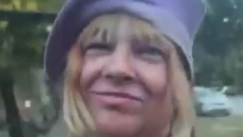 BRUKA I SRAMOTA BLOKADERA: Pijana promoterka blokadnih terorista u Kikindi deli promotivni materijal (VIDEO)