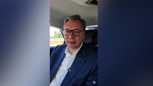 VUČIĆ KRENUO U ČAČAK NA OTVARANJE NOVE NEMAČKE FABRIKE: Objavio snimak sa Miloša Velikog, otkrio kada se otvara auto-put do Požege (VIDEO)