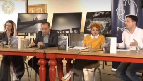 ЖЕЛЕ ДА СЕ РЕШЕ ВУЧИЋА И ВРАТЕ СРБИЈУ У 2004: Док блокадери врше насиље, њихови идеолози у Сарајеву промовишу књигу о геноцидним Србима ЖЕЛЕ ДА СЕ РЕШЕ ВУЧИЋА И ВРАТЕ СРБИЈУ У 2004: Док блокадери врше насиље, њихови идеолози у Сарајеву промовишу књигу о геноцидним Србима