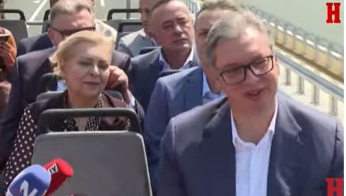 НОВА ДЕОНИЦА АУТО-ПУТА ПАКОВРАЋЕ-ПОЖЕГА ПОТПУНО БЕЗБЕДНА: Вучић - Бесплатна до 15. јула