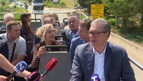 NOVA DEONICA AUTO-PUTA PAKOVRAĆE-POŽEGA POTPUNO BEZBEDNA: Vučić - Besplatna do 15. jula