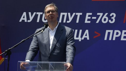 VELIKI DAN ZA ZEMLJU, SRBIJU NIKO POBEDITI NEĆE: Vučić svečano otvorio deonicu auto-puta od Pakovraće do Požege (FOTO/VIDEO)