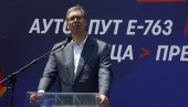 ВЕЛИКИ ДАН ЗА ЗЕМЉУ, СРБИЈУ НИКО ПОБЕДИТИ НЕЋЕ: Вучић свечано отворио деоницу ауто-пута од Паковраће до Пожеге (ФОТО/ВИДЕО)