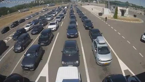 ČEKA SE I DO OSAM SATI: Ukoliko ste krenuli na ovaj granični prelaz, naoružajte se strpljenjem