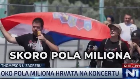 TOMPSON SE ZALAŽE ZA TRADICIJU I HRIŠĆANSKE VREDNOSTI I PEVA PATRIOTSKE PESME: Sraman prilog u vestima N1! (VIDEO)