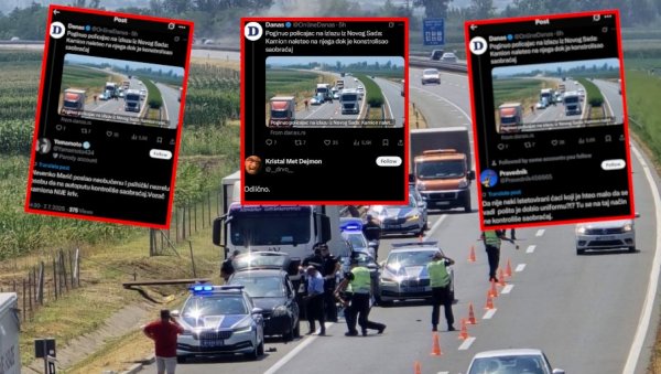 БОЛЕСНО, ТУЖНО И МОРБИДНО: Ево како се блокадери радују што је српски полицајац изгубио живот у саобраћајној несрећи (ФОТО) БОЛЕСНО, ТУЖНО И МОРБИДНО: Ево како се блокадери радују што је српски полицајац изгубио живот у саобраћајној несрећи (ФОТО)