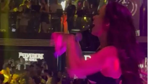 EDITI ARADINOVIĆ PREKINUT NASTUP: Sve je stalo u jednom trenutku, nije znala šta ju je snašlo (FOTO)