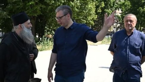 VUČIĆ SE SREO SA MUHINOM U HRAMU SVETOG SAVE: Nastavićemo da negujemo zajedničke vrednosti (FOTO) VUČIĆ SE SREO SA MUHINOM U HRAMU SVETOG SAVE: Nastavićemo da negujemo zajedničke vrednosti (FOTO)