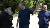 VUČIĆ SE SREO SA MUHINOM U HRAMU SVETOG SAVE: Nastavićemo da negujemo zajedničke vrednosti (FOTO)