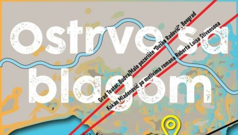 U BUDVI OSTRVO S BLAGOM: Predstava rađena u koprodukciji Malog pozorišta Duško Radović i Grad teatra