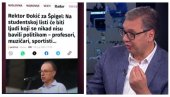 DIREKTAN KRIMINAL JE TO ŠTO RADI! Vučić o rektoru Đokiću - Na fakultetu  je zabranjeno političko delovanje
