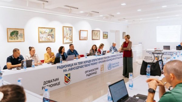У ТЕМЕРИНУ ОДРЖАНА РАДИОНИЦА О ЈАВНОЗДРАВСТВНИМ РИЗИЦИМА У КРИЗНИМ И ВАНРЕДНИМ СИТУАЦИЈАМА   Једни трују, други едукују