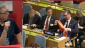 ТО ЈЕ ЗАСТАВА ПОБЕДЕ Вучић: Када сам видео наше људе како аплаудирају знао сам да смо урадили велику ствар, иако је усвојена резолуција