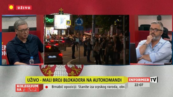 ЗНАО САМ ДА ЈЕ ЂАВО ОДНЕО ШАЛУ Вучић: То је много опака порука зликоваца блокадера ЗНАО САМ ДА ЈЕ ЂАВО ОДНЕО ШАЛУ Вучић: То је много опака порука зликоваца блокадера