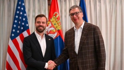 ВУЧИЋ НА САСТАНКУ СА ПОМОЋНИКОМ ДРЖАВНОГ СЕКРЕТАРА САД: Ево о чему су разговарали (ФОТО) ВУЧИЋ НА САСТАНКУ СА ПОМОЋНИКОМ ДРЖАВНОГ СЕКРЕТАРА САД: Ево о чему су разговарали (ФОТО)