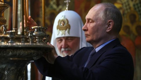 ПАТРИЈАРХ КИРИЛ НАХВАЛИО ПУТИНА: На челу државе је искрени верник, пример доброг хришћанина