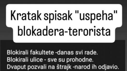 KRATAK SPISAK USPEHA BLOKADERA: Pumpa im se pokvarila (FOTO) KRATAK SPISAK USPEHA BLOKADERA: Pumpa im se pokvarila (FOTO)