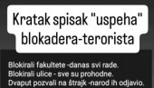 КРАТАК СПИСАК УСПЕХА БЛОКАДЕРА: Пумпа им се покварила (ФОТО)
