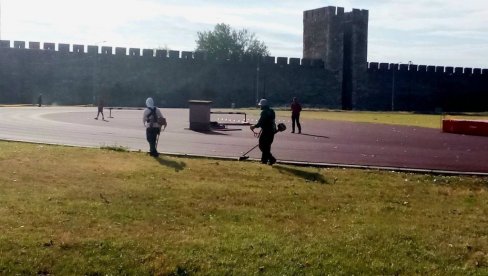 NEMA ODMORA NI NA PLUS 35: Uprkos vrućini uređuju se parkovi i Smederevska tvrđava