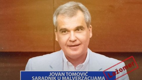 JOVAN TOMOVIĆ - SARADNIK U MALVERZACIJAMA (VIDEO) JOVAN TOMOVIĆ - SARADNIK U MALVERZACIJAMA (VIDEO)