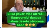 VUJOVIĆ KRITIKUJE, A IZA NJEGA VINA VRHUNSKOG KVALITETA: Ovako oni koji imaju napadaju Vučića i SPC (FOTO)