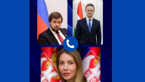 ЂЕДОВИЋ ХАНДАНОВИЋ СА СОРОКИНОМ И СИЈАРТОМ: Разговор о реализацији изградње нафтовода између Србије и Мађарске