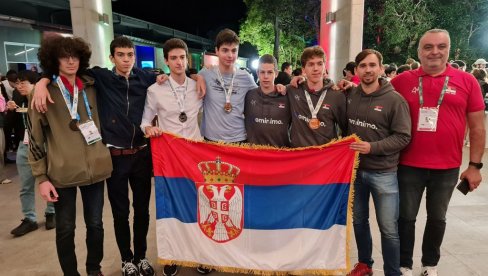 NIS UZ MLADE MATEMATIČARE: Četiri medalje i dve pohvale za tim Srbije na Međunarodnoj matematičkoj olimpijadi NIS UZ MLADE MATEMATIČARE: Četiri medalje i dve pohvale za tim Srbije na Međunarodnoj matematičkoj olimpijadi