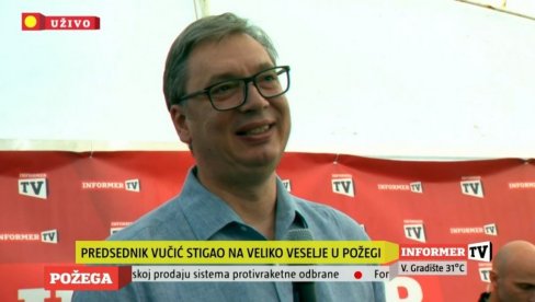 POŽEGOM ODJEKUJE ACO SRBINE: Predsednik poručio - Srbin je takav da, i kad je ljut, ne da da mu sruše državu POŽEGOM ODJEKUJE ACO SRBINE: Predsednik poručio - Srbin je takav da, i kad je ljut, ne da da mu sruše državu