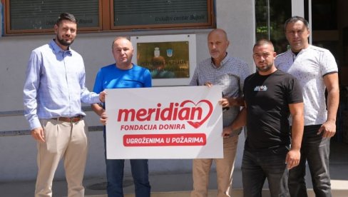 Podrška u pravom trenutku: Meridian fondacija uz građane opštine Bojnik nakon razornog požara Podrška u pravom trenutku: Meridian fondacija uz građane opštine Bojnik nakon razornog požara