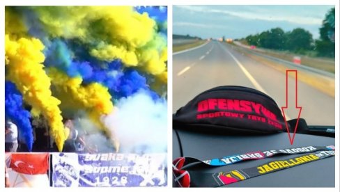 PRENOS, NOVI PAZAR - JAGJELONJA: Haos! Počele tuče, stigli Poljaci koji obožavaju Srbiju, a evo šta su uradili novopazarski navijači (VIDEO)