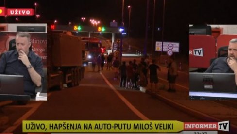 ПРОПАО ПОКУШАЈ БЛОКАДЕ АУТО-ПУТА: Полиција легитимише и приводи згубидане блокадере ПРОПАО ПОКУШАЈ БЛОКАДЕ АУТО-ПУТА: Полиција легитимише и приводи згубидане блокадере