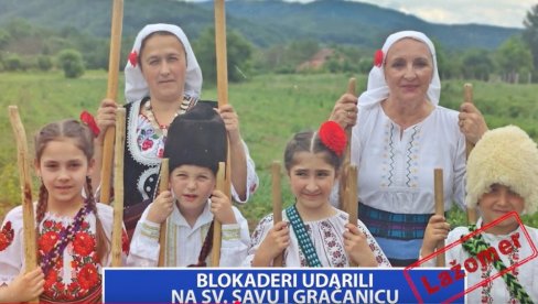 BLOKADERI UDARILI NA SVETOG SAVU I GRAČANICU (VIDEO)