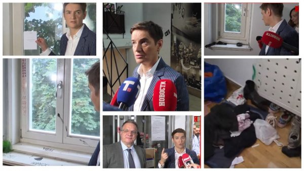 ОВО ЈЕ ПРАВО ЛИЦЕ БЛОКАДЕРА Брнабић обишла СКЦ: Добро је да људи виде како би изгледала будућност Србије са њима (ВИДЕО) ОВО ЈЕ ПРАВО ЛИЦЕ БЛОКАДЕРА Брнабић обишла СКЦ: Добро је да људи виде како би изгледала будућност Србије са њима (ВИДЕО)