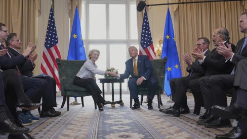 ТРАМП С УРСУЛОМ О 19. ПАКЕТУ САНКЦИЈА: Шефица европске извршне власти разговарала с америчким председником о Русији