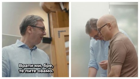 MAJSTORI ZA SENDVIČE Kad Vučić i Vučević uđu u kuhinju (VIDEO) MAJSTORI ZA SENDVIČE Kad Vučić i Vučević uđu u kuhinju (VIDEO)