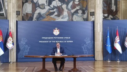 ВУЧИЋ СЕ ОБРАЋА: Председник након седнице Савета за националну безбедност (ВИДЕО)