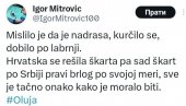 СРАМНА ИЗЈАВА БЛОКАДЕРА ЗГУБИДАНА: Српски шкарт из Хрватске добио је по лабрњи тачно како је требало (ФОТО)
