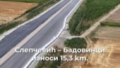 КАО АВИОНСКА ПИСТА: Погледајте како изгледа брза саобраћајница Слепчевић - Бадовинци (ВИДЕО)