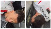 SVI NA STADIONU ZATEČENI: Zašto je čuveni Hrvat ljubio laptop novinara usred utakmice? (VIDEO)