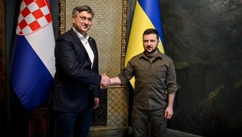 ПЛЕНКОВИЋ СЕ БРЖЕ-БОЉЕ ПОХВАЛИО: Зеленски Хрватима честитао годишњицу Олује (ФОТО)