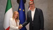 VUČIĆ SA MELONI: Zahvalio sam premijerki na principijelnoj podršci Italije