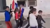 (ВИДЕО) СКАНДАЛ, УСТАШЕ ОД МАЛИХ НОГУ: Деца са импровизованим пушкама вичу За дом спремни