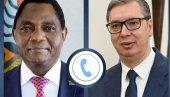 ВУЧИЋ РАЗГОВАРАО СА ПРЕДСЕДНИКОМ ЗАМБИЈЕ: Једна од тема и учешће на Експо 2027 ВУЧИЋ РАЗГОВАРАО СА ПРЕДСЕДНИКОМ ЗАМБИЈЕ: Једна од тема и учешће на Експо 2027