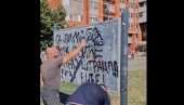 ДИНКОВА ЕКИПА СА ЛИМАНА У АКЦИЈИ ПРОТИВ СРБА И СРПСКЕ ЦРКВЕ! Испливао снимак скандалозног чина блокадера згубидана у Новом Саду