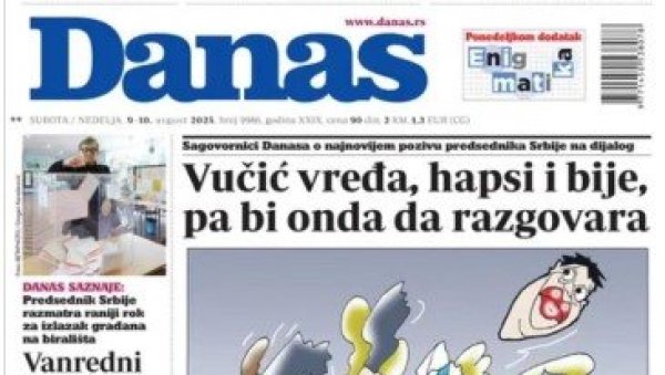 СЕЛАКОВИЋ О СРАМНОЈ КАРИКАТУРИ ЛИСТА ДАНАС: Против таквог контејнерско-револуционарног духа борићу се докле год могу (ФОТО) СЕЛАКОВИЋ О СРАМНОЈ КАРИКАТУРИ ЛИСТА ДАНАС: Против таквог контејнерско-револуционарног духа борићу се докле год могу (ФОТО)
