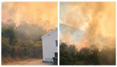 SNIMAK POŽARA U BULJARICI IZ VAZDUHA: Dramatični snimci - vatra se približila kućama (VIDEO)
