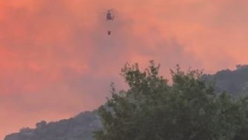 ПОЖАР ИЗБИО ЈУТРОС НА ЈОШ ЈЕДНОЈ ЛОКАЦИЈИ: Гори на брду код Бара